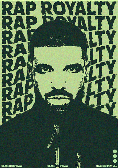 RAP ROYALTY - FT. DRAKE 3d branding graphic design logo motion graphics ui