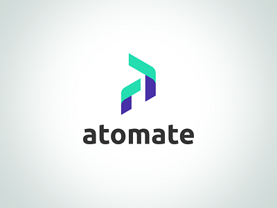 Atomate logotype brand branding brandmark identity logo logo design logotype