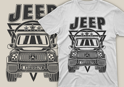 Graphic T-Shirt Design adventure clothing design design illustration jeep t shirt t shirt design typography tshirt design typography