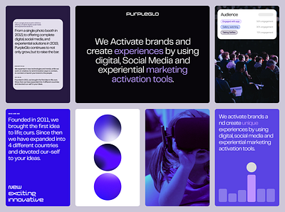 PurpleGlo — Branding. Brand Guidelines. brand brand identity branding clean design graphic design guideline identity minimal typography
