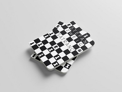 Stefan Zweig - Chess Book cover adobeillustrator book bookcover chess graphic design stefanzweig