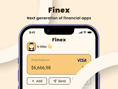 Finex | next generation of financial app app banking app financial financial app flat flat design mobile mobile app product design ui ui design ux ux design