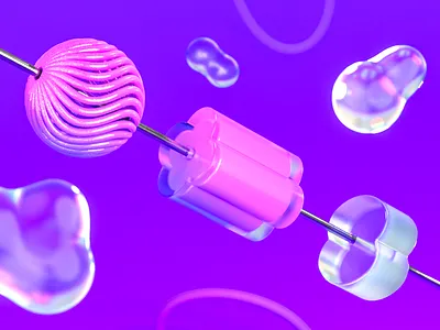 Abstract 3D Shapes 3d 3d illustration abstract abstract 3d blender illustration plasticity