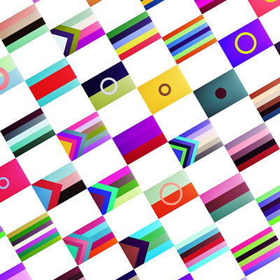 Generative Pride Flags 🏳️‍🌈 (2) abstract art colors design filter forge flag generative glags illustration lqbtq pride pride flag pride month