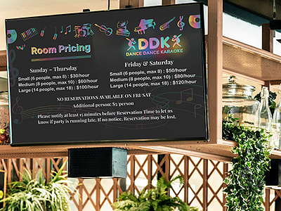 Static Tv Menu design branding graphics design menu menu design restaurant menu design static tv menu static tv menu design tv menu design