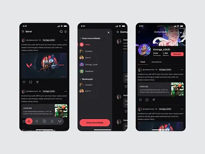 Valorant Community - Dropull app clean community design feed home page social network ui valorant