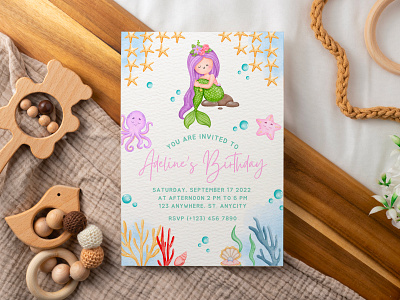 Birthday Invitation Card Design by Anisur Rahman on Dribbble