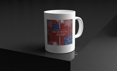 Custom Mug design for Memorial Day art mug maker branding custom mug design custom on demand mug floral design floral mug design graphics design illustration memorial day mug design memorial mug design mug design mug maker on demand mug pattern design pattern mug design