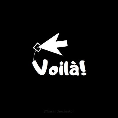 "Voila! art branding design graphic design illustration logo poster ui ux vector