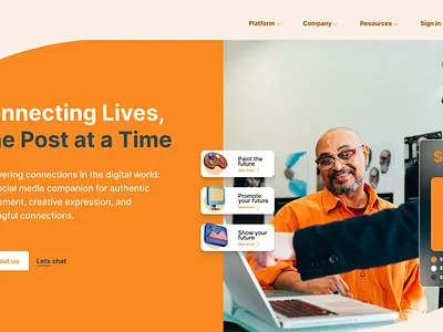 Social Media Website with Predictions branding social media ui website design