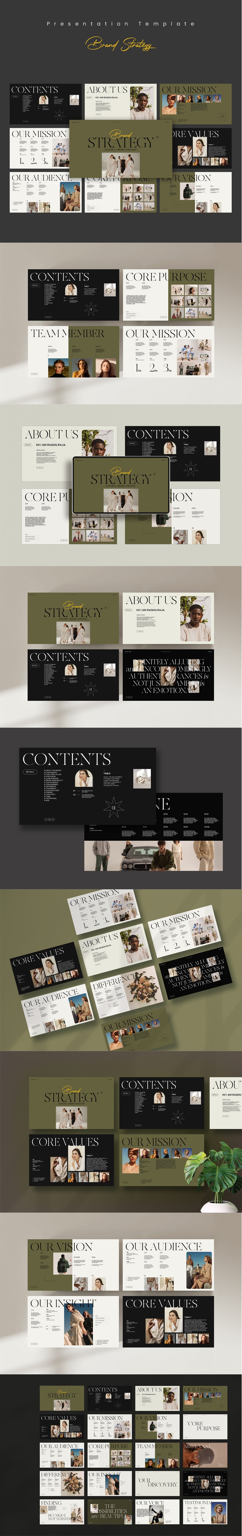 **Brand Strategy Presentation Template** By Digi2030 On Dribbble