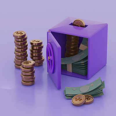 Save money 3d 3d animation animation digital illustration illustration