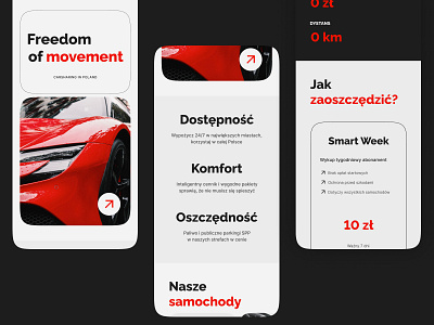 Landing page for carsharing company case study design logo ui ui design ux ux design uxui uxui design uxuidesign webdesign website