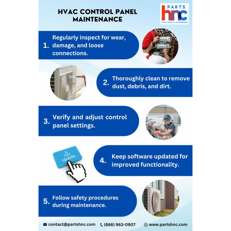 HVAC Control Panel Maintenance HVAC Parts PartsHnC by PartsHnC on