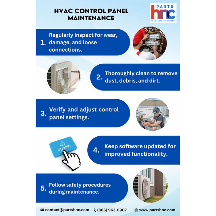 HVAC Control Panel Maintenance HVAC Parts PartsHnC by PartsHnC on