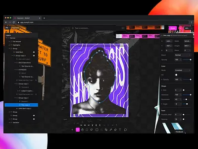 Modyfi - Collaborative, AI-native image editor in your browser ai canvas collaborative design design tool editor figma graphic design image editor modyfi motion graphics multiplayer photoshop product hunt real time ui web based webapp