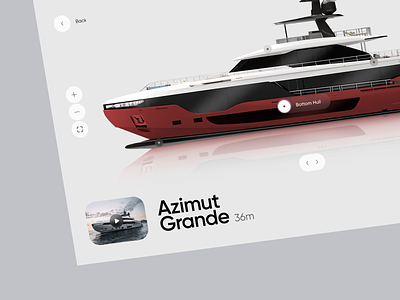 Azimutyachts - Seamless Yacht Customizer boat boating configuration configurator customization design product design sail sailboat ship site ui ux uxdesign vessel watercraft web yacht yachting