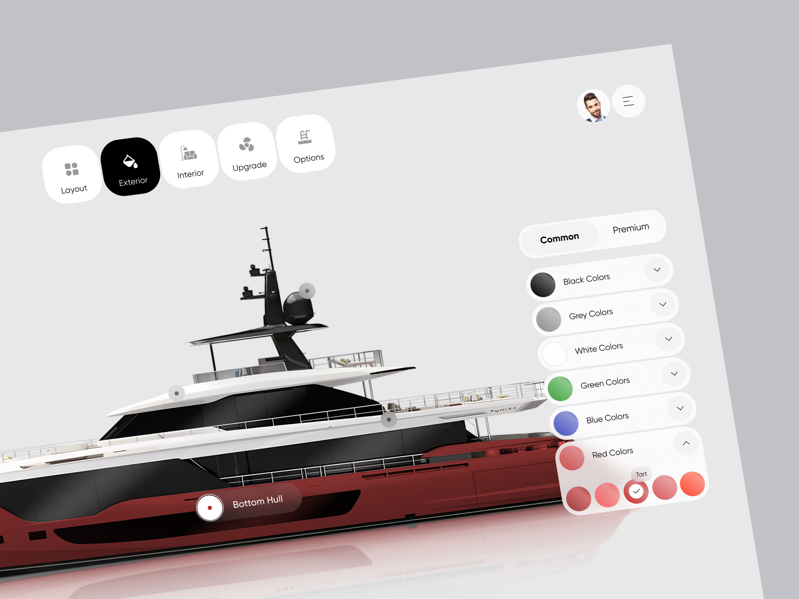 yacht customizer online