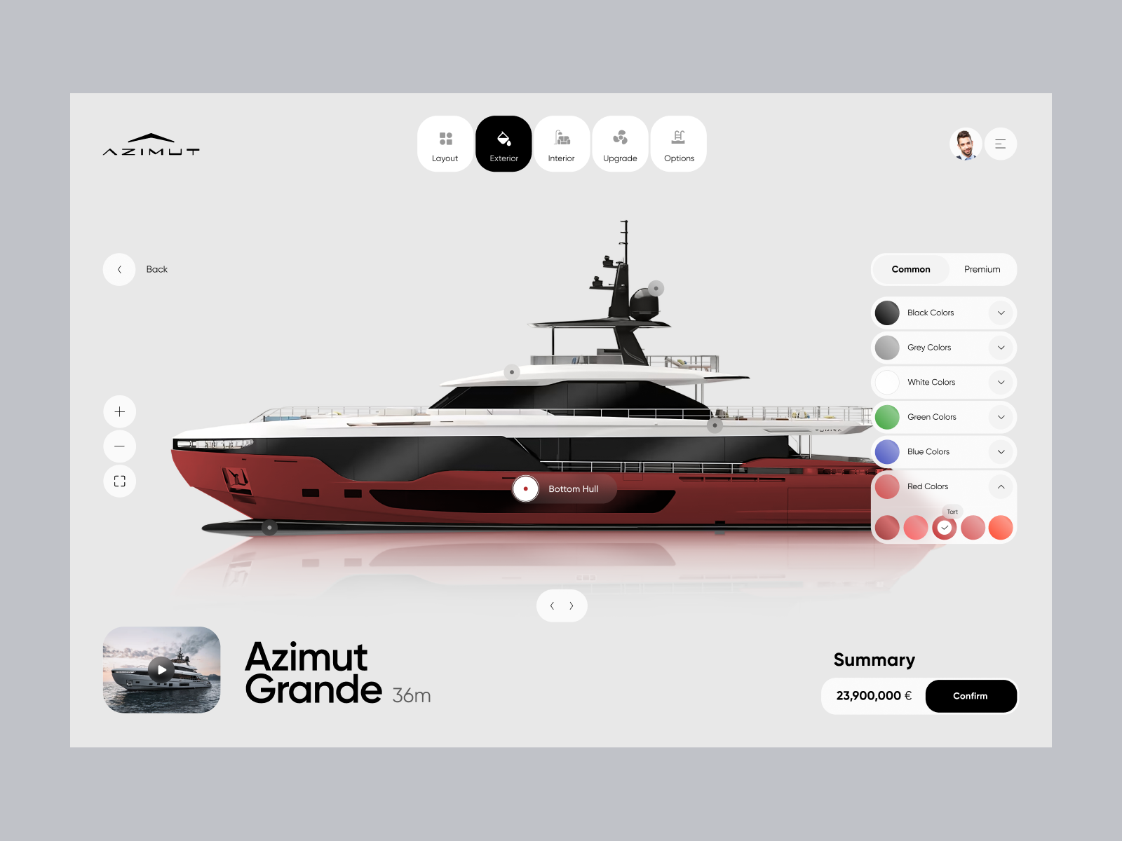 yacht customizer online