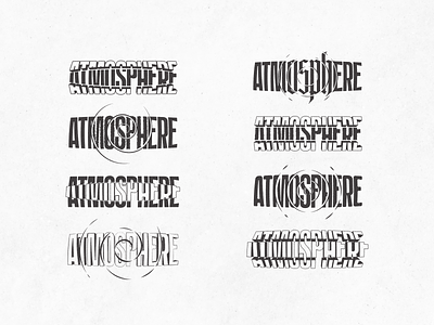 ATMOSPHERE "OTHER REALITIES" Typographic Artwork apparel artmosphere clothing fahion hiphop lettering merch rap skate skateboard thirt type typography