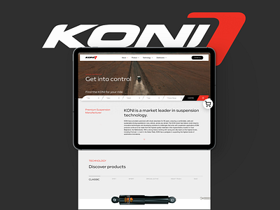 KONI | Brand touch-up & Digital presence branding motion graphics ui website