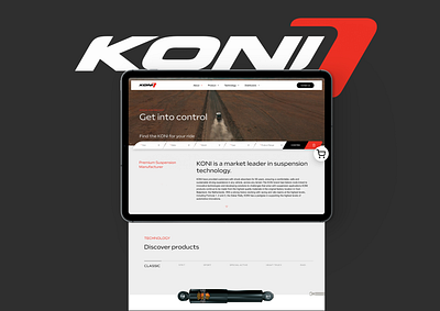 KONI | Brand touch-up & Digital presence branding motion graphics ui website