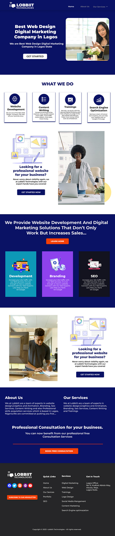 DIGITAL MARKETING UI/UX WEBSITE DESIGN figma design interactive website reponsive website ui ui design uiux ux design web ui website design website uiux wordpress website