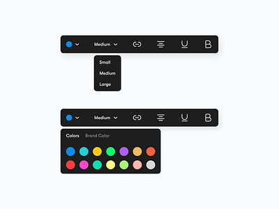 Style Component app design color picker component design mobile design style guide ui
