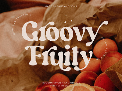 Groovy Fruity - Retro Serif