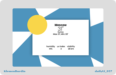 DailyUI_37 dailyui figma uxui weather