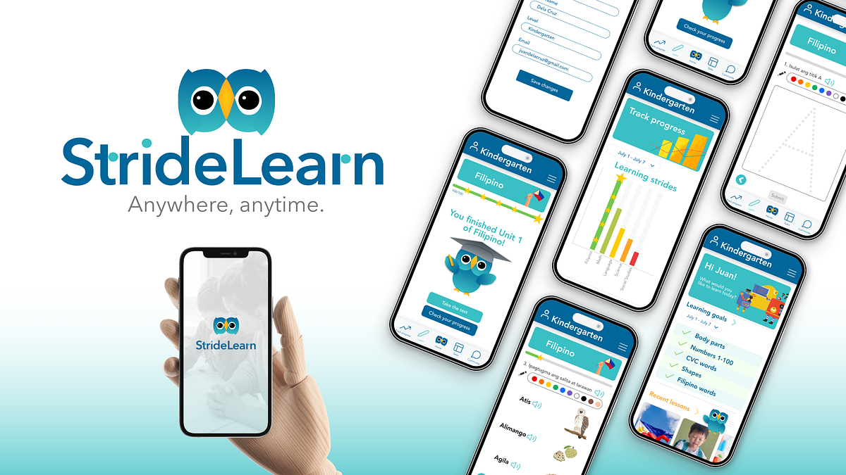 Stride Learn Learning App UI/UX Design Case Study by Monique Florencio ...
