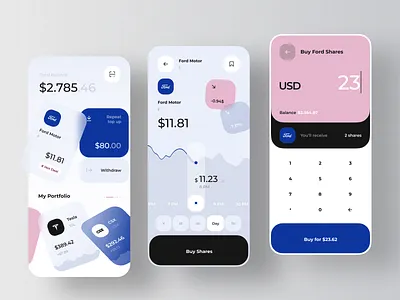 Hot Deals – Financial Assistant for Securities app assistant automation broker brokerage design finance financial invest investment investments investor ios market mobile money shares smart trading ui