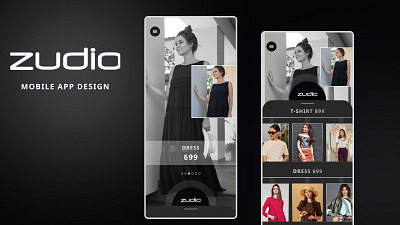Zudio Mobile App Concept Design