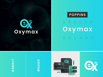 Oxymax - Brand Identity branding design graphic design icon illustration logo typography ui vector