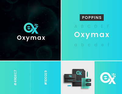 Oxymax - Brand Identity branding design graphic design icon illustration logo typography ui vector