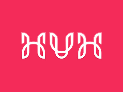 TYPO branding design graphic design h h letter h typo huh icon identity illustration logo symbol type typo typography ui vector