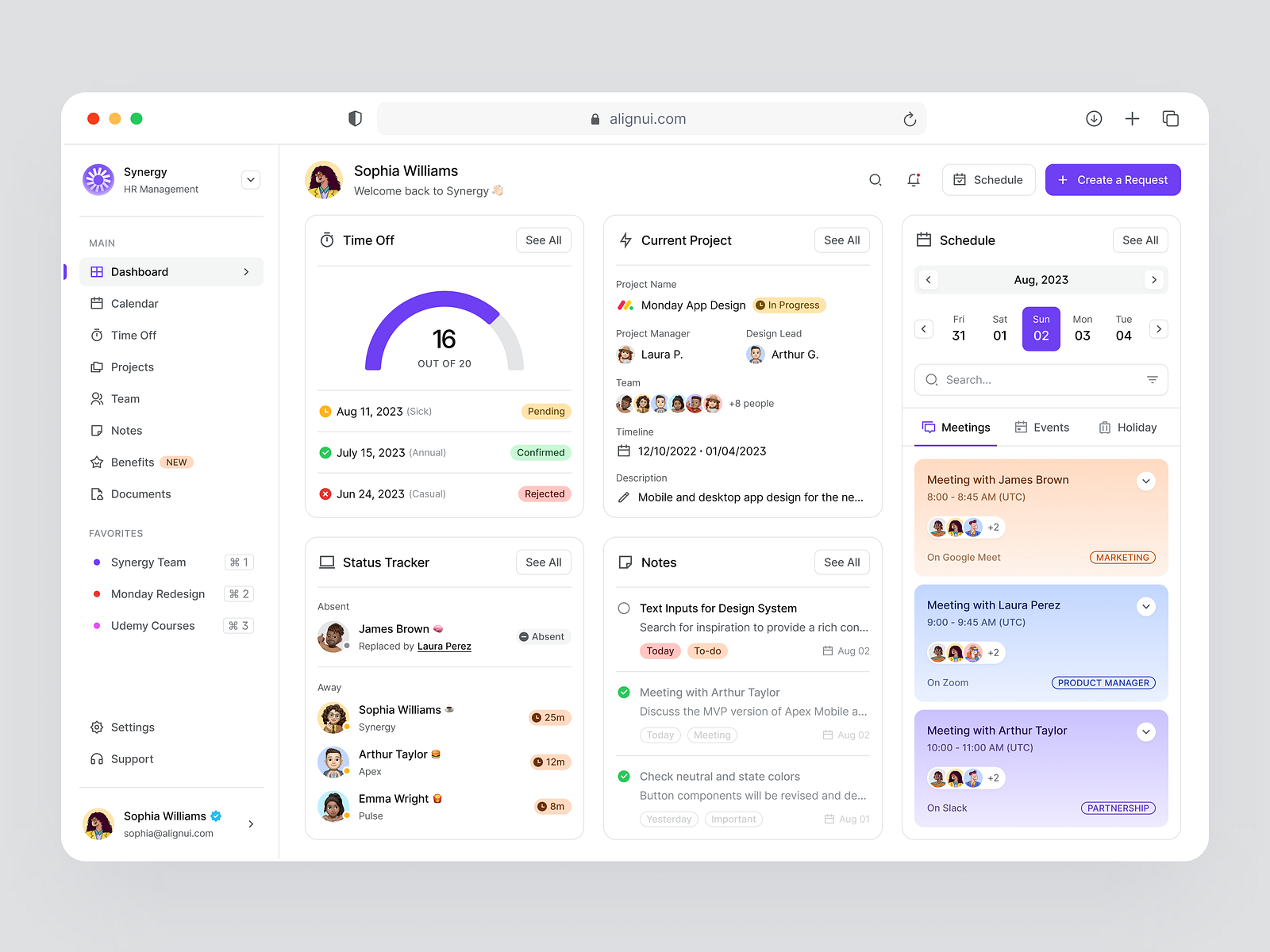 HR Management Dashboard - AlignUI Design System by Erşad Başbağ on Dribbble