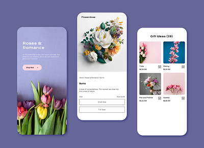 GIFT APP UI app branding design figma giftapp ui uiux user interface