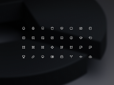 central update V1.12 glyphs icon icon system iconography icons iconset illustration pictograms vector