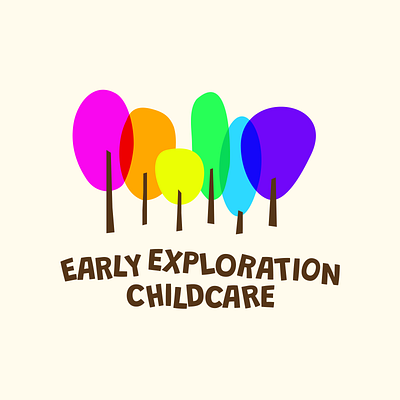 Early exploration childcare logo branding childcare colors design graphic design illustration kids logo typography vector