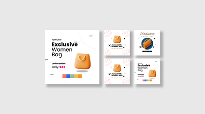 Fashion Bag Instagram Post Design branding canva design discount graphic design illustration instagram post design social media design