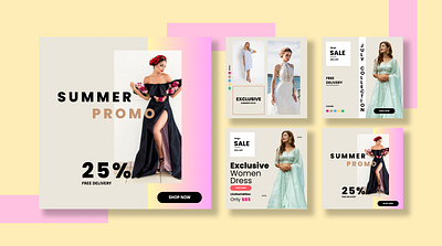 Fashion Promo Instagram Post Design branding canva design graphic design instagram post design social media design