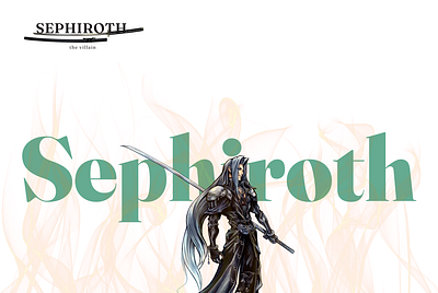 Sephiroth landing page app design icon illustration logo ui ux web