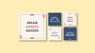 Motivational Quotes Instagram Post Template branding canva design graphic design instagram post design social media design