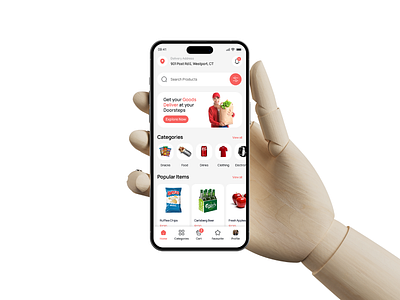 Grocery Delivery UI app branding colors delivery design ecommerce grocery ui uiux