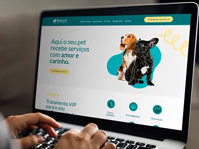 Website Karecone Pet Shop - UI Design - WordPress design site ui ui design ux website