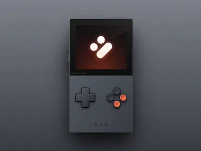 Pocket Console 🎮 device drop shadow figma game gameboy gradients graphic design illustration illustrator pocket console skeumorphic vector video game