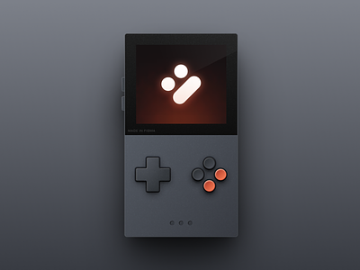 Pocket Console 🎮 device drop shadow figma game gameboy gradients graphic design illustration illustrator pocket console skeumorphic vector video game