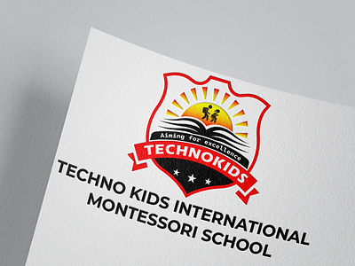 TECHNO KIDS SCHOOL | BRANDING adobe adobe illustrator adobe photoshop ai branding graphic design id card logo ps school
