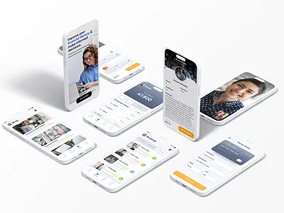 Financial Consultation App app colors conference design finance financial consultation learning mentoring ui uiux ux video calling
